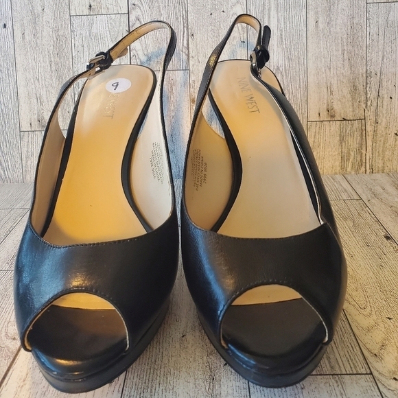Bundle Only: NINE WEST Woman's Black High Heels Sandals 9 M. - Picture 2 of 12